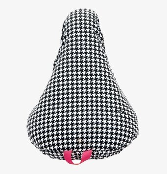 Sadelskydd Houndstooth från Brigbys med klassiskt mönster