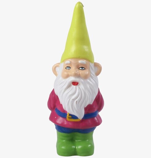 Gnome Candles Lime från Rice, en färgglad tomteljusdekoration