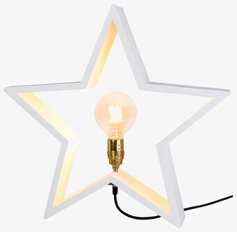 LYSeKIL Stjärna Vit från Star Trading, vit stjärnlampa