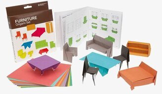 Origami Möbler från Worldwide co med färgglada pappersark