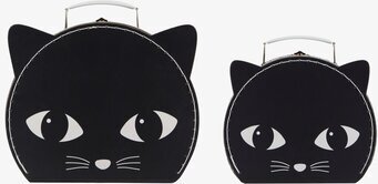 Resväska 2-Pack Katt från Sass & Belle med kattmotiv