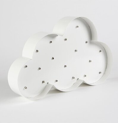 Lampa Cloud LED Vit från Sass & Belle, molnformad och vit