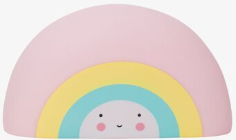 Badleksak Regnbåge från A Little Lovely Company på vit bakgrund