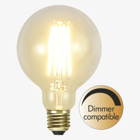 Decoration LED Klar E27 från Star Trading mot enkel bakgrund