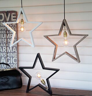 Decoration LED Klar E27 från Star Trading i stjärnramar