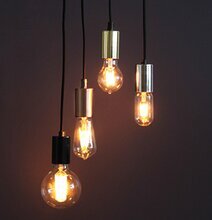 Decoration LED Klar E27 från Star Trading i olika höjder