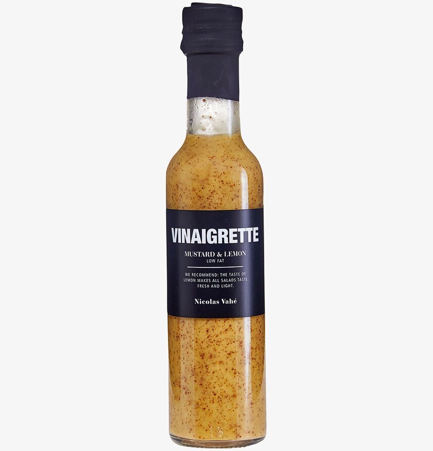 Vinägrett - Senap & Citron från Nicolas Vahé i glasflaska
