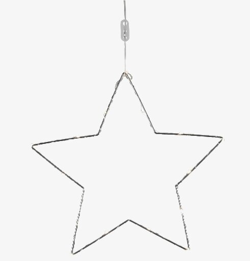 Sparkling Dewdrops Krom ljusdekoration från Star Trading