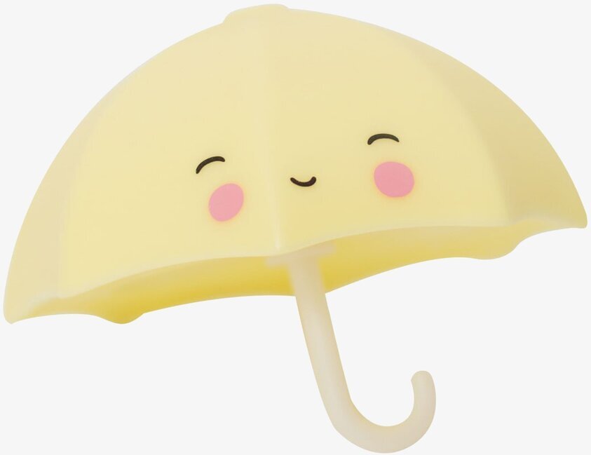 Badleksak Paraply från A Little Lovely Company i gult plast