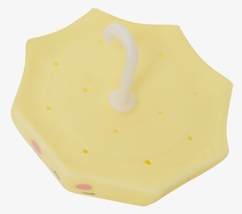 Badleksak Paraply från A Little Lovely Company i gul plast