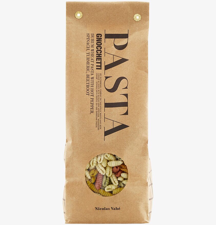Pasta Gnocchetti från Nicolas Vahé i rustik papperspåse
