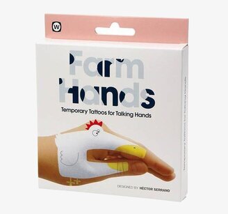 Handtatueringar Bondgård från Worldwide co i vit kartong