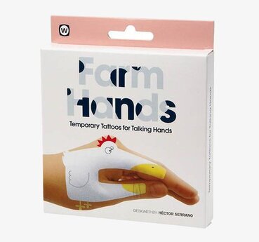 Handtatueringar Bondgård från Worldwide co i vit kartong