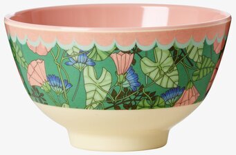 Liten Skål Bindweed Print från Rice med blommigt mönster