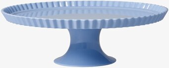 Tårt & Kakfat Ljusblå från Rice med räfflad kant och fot