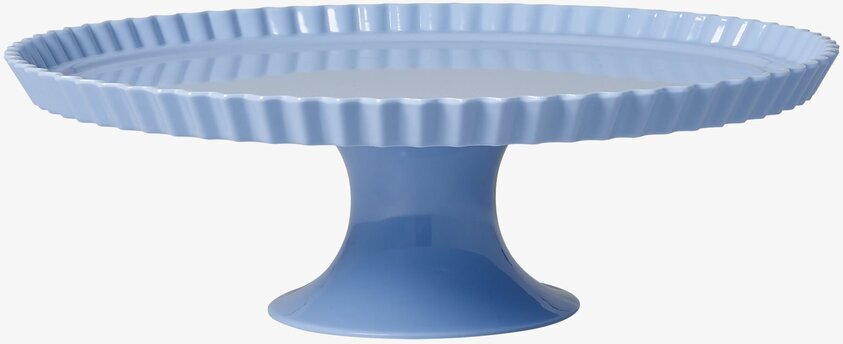 Tårt & Kakfat Ljusblå från Rice med räfflad kant och fot
