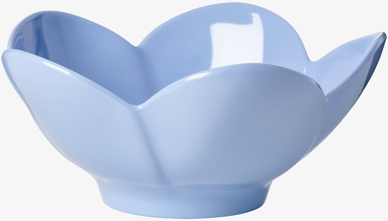 Skål Lotusblomma från Rice i himmelsblått med lotusdesign