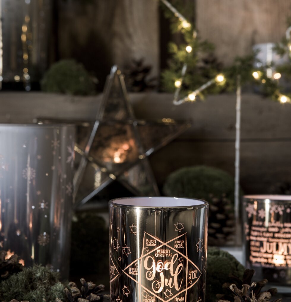 God Jul Silver - Majas Cottage från Majas Cottage på träbord