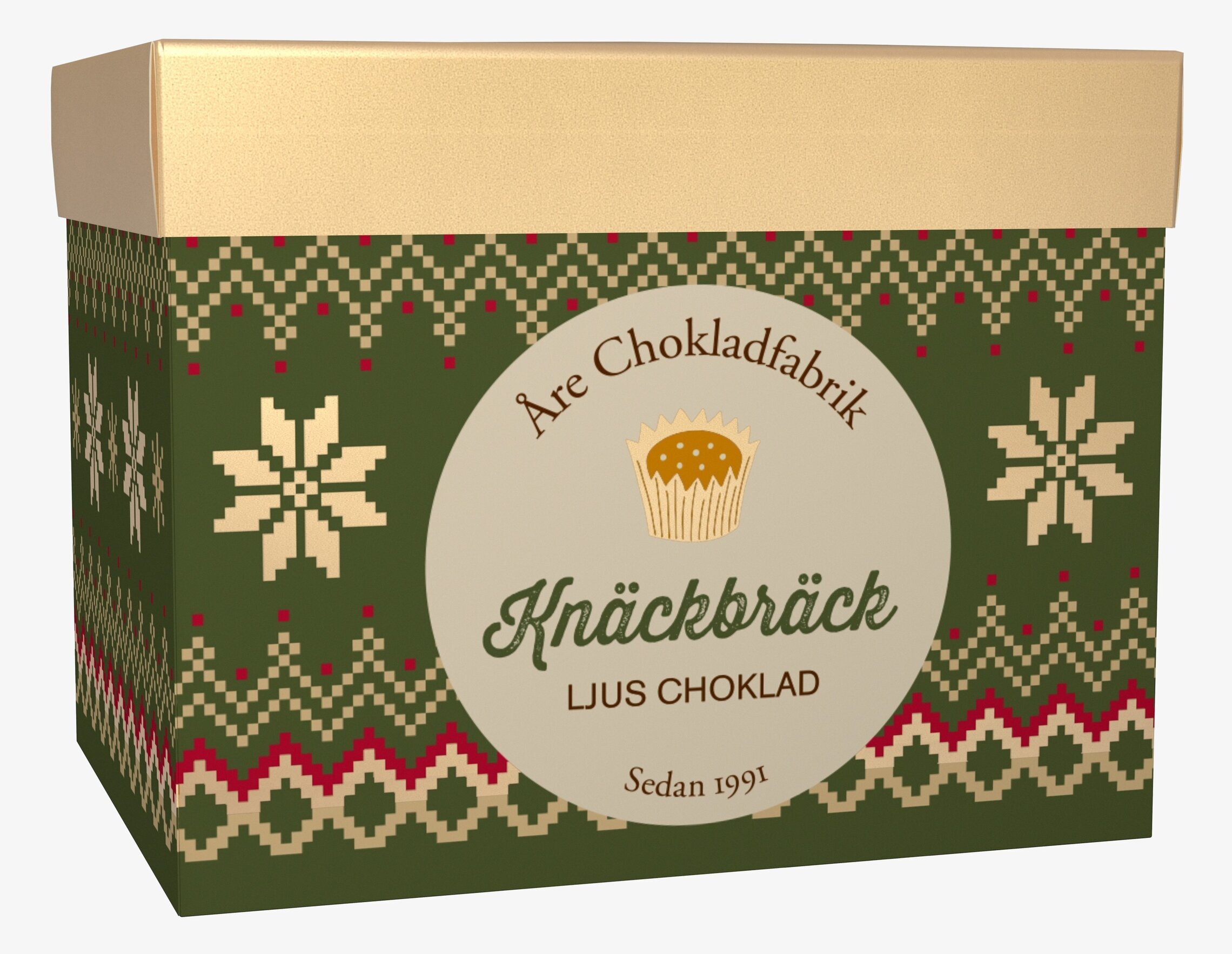 Knäckbräck - Åre Chokladfabrik, skandinavisk design, jul