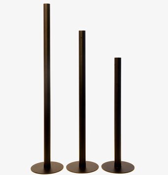 Ekeberga Ljusstake Svart Stor från Storefactory i metall