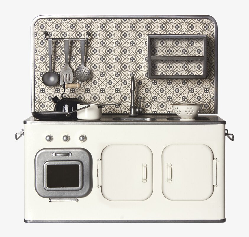 Metal Kitchen Off White från Maileg leksakskök i metall