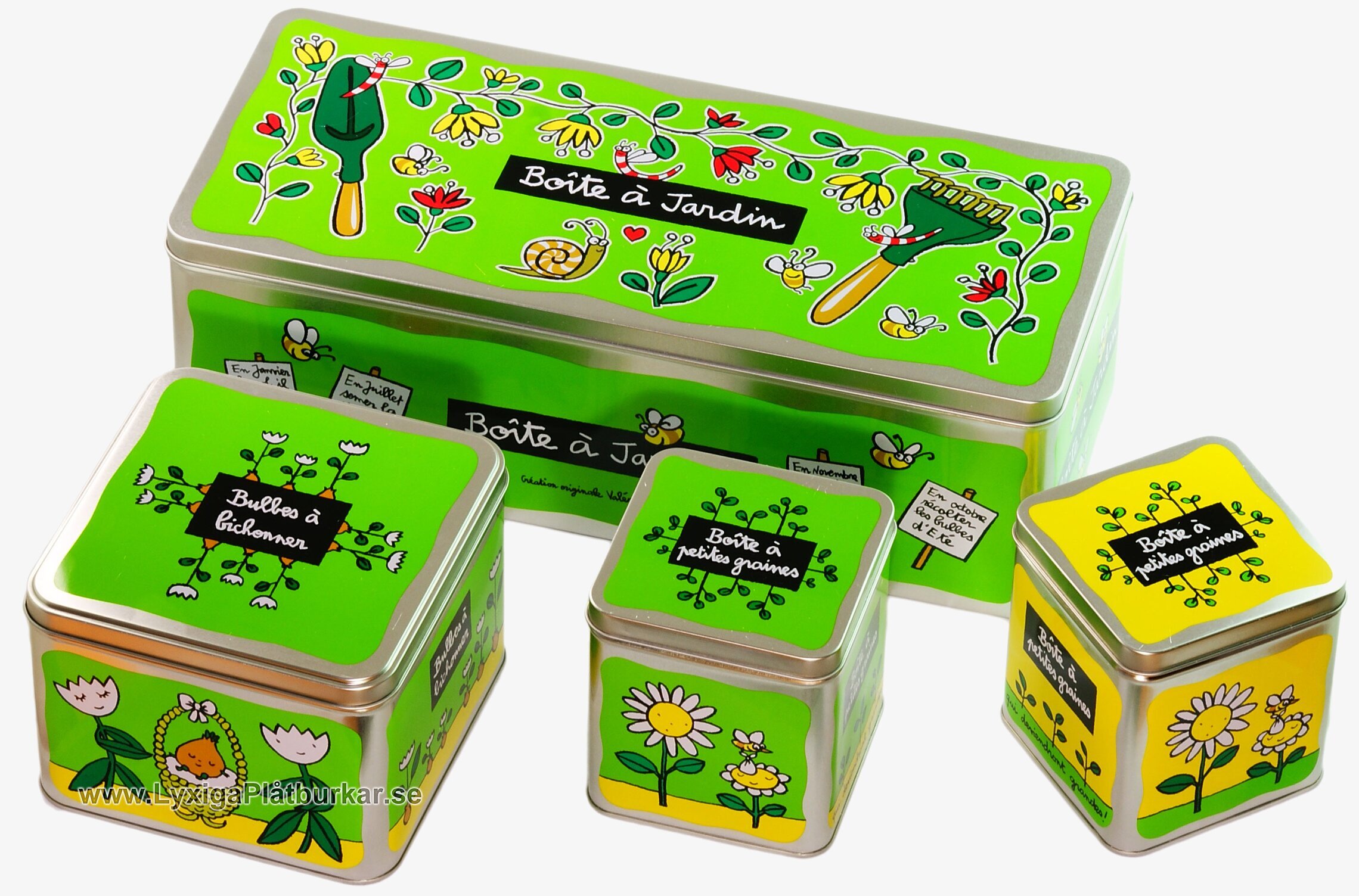 Trädgårdsset grön från Derriére la porte i färgglad design