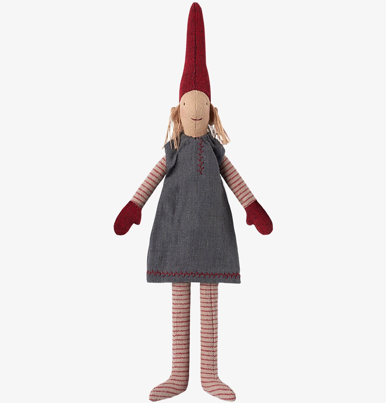 Tomtenissa Mini Pixy från Maileg i traditionell juldesign