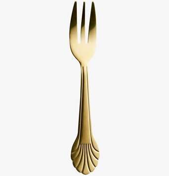 Tårtgaffel Guld från Rice med elegant design och guldfinish