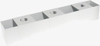 Forserum Låda Vit från Storefactory med fyra sektioner