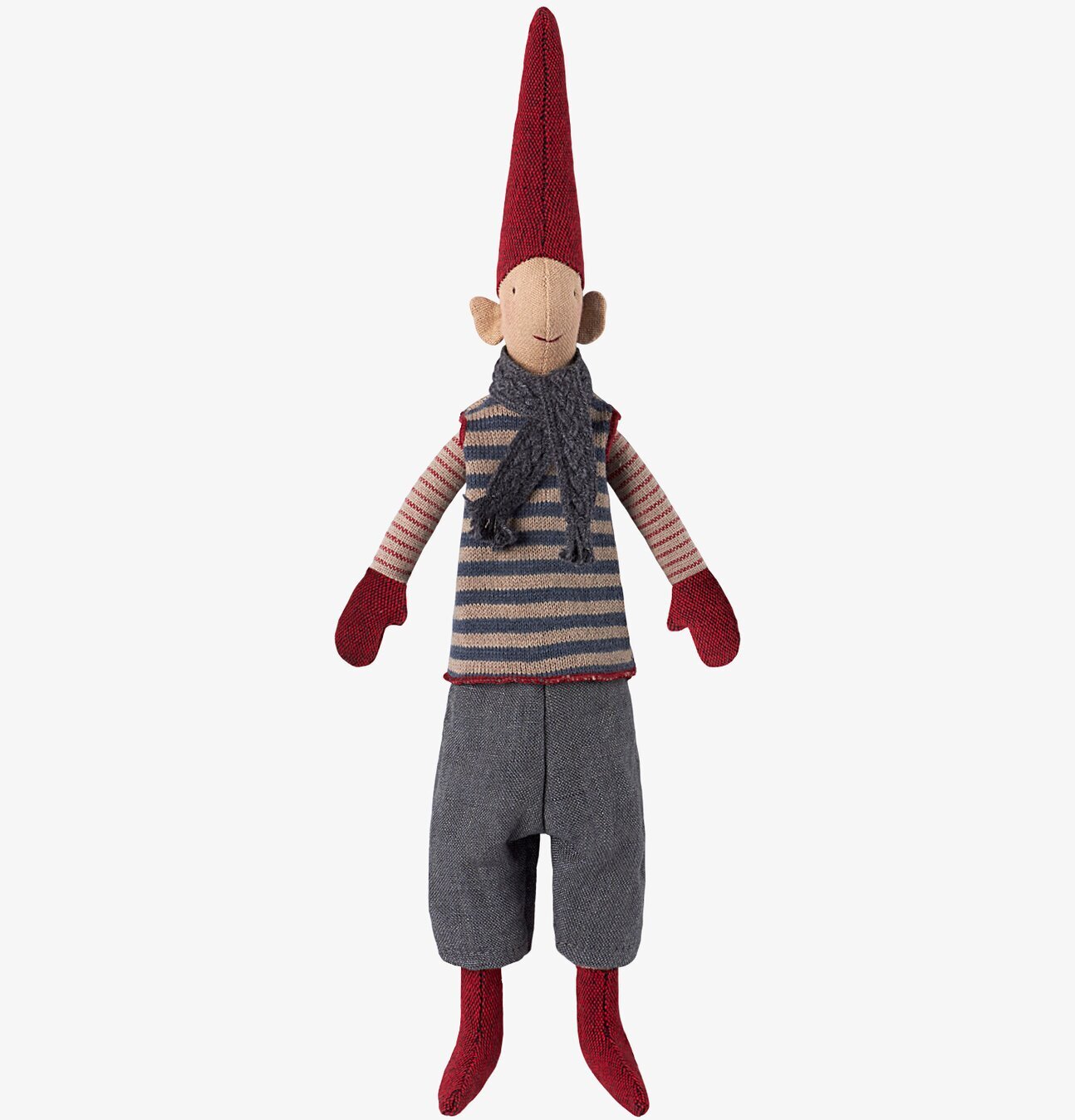 Tomtenisse Mini Pixy från Maileg i detaljrik julklädsel