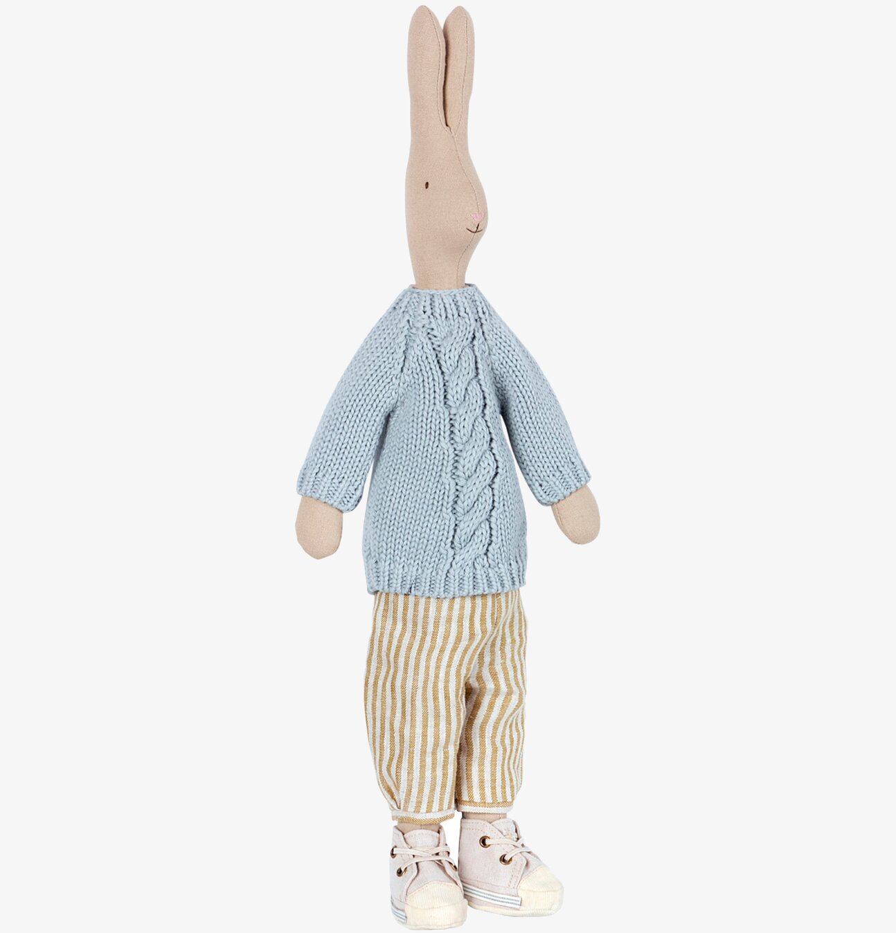 Medium Rabbit Janus från Maileg i kläder och sneakers