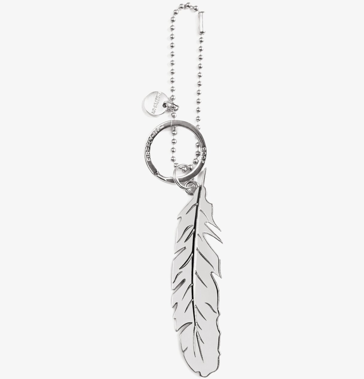 Bag Charms Feather Silver från Firefly i elegant design