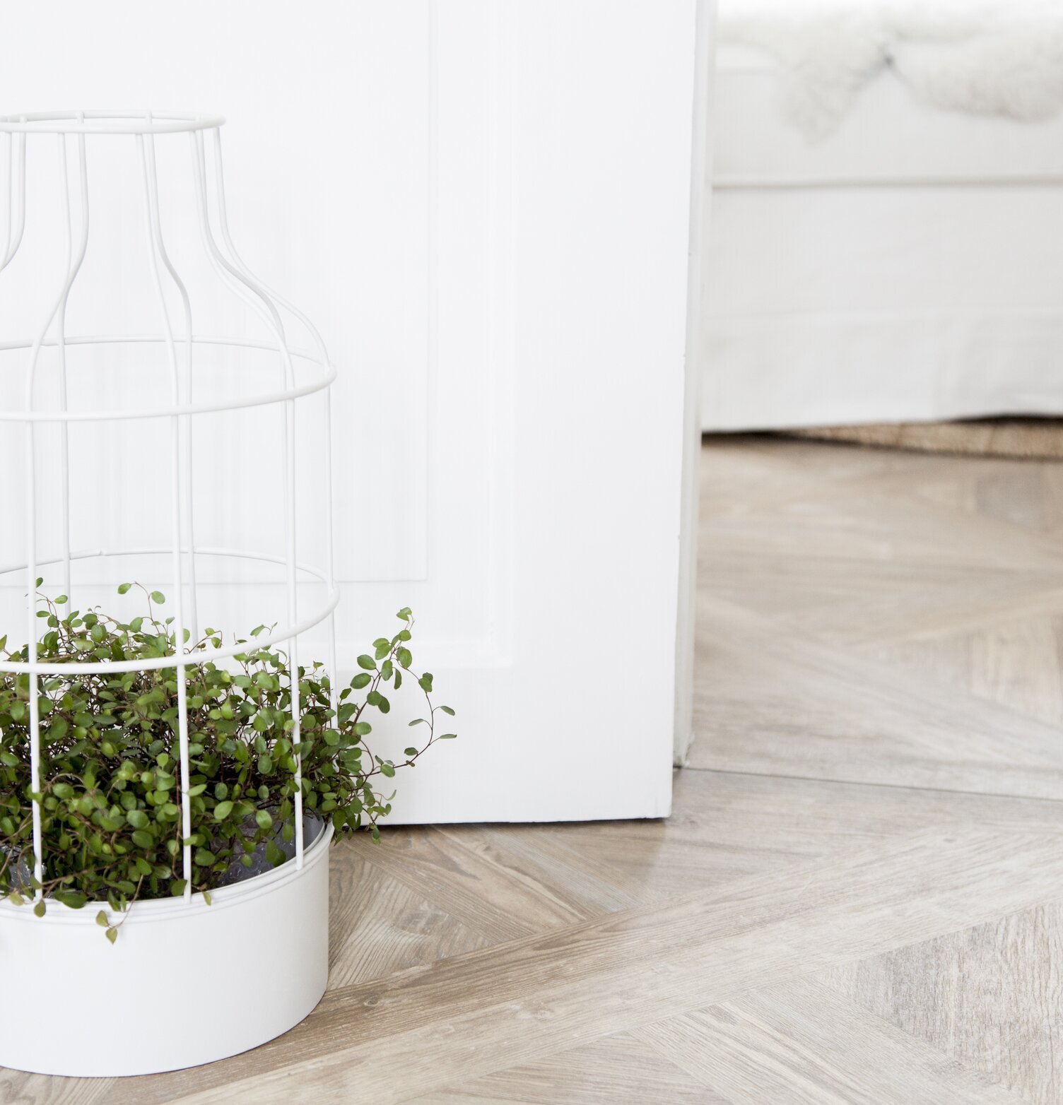 Hammarlöv Växthus/Lykta från Storefactory i vitt rum