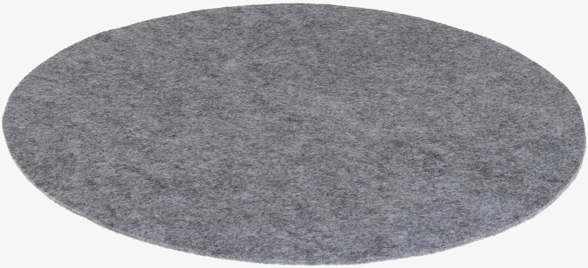 Södvik Underlägg Stort Runt från Storefactory, grå filt