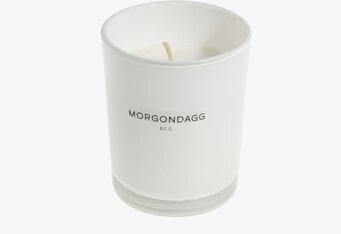 Doftljus Morgondagg från Storefactory i vit behållare