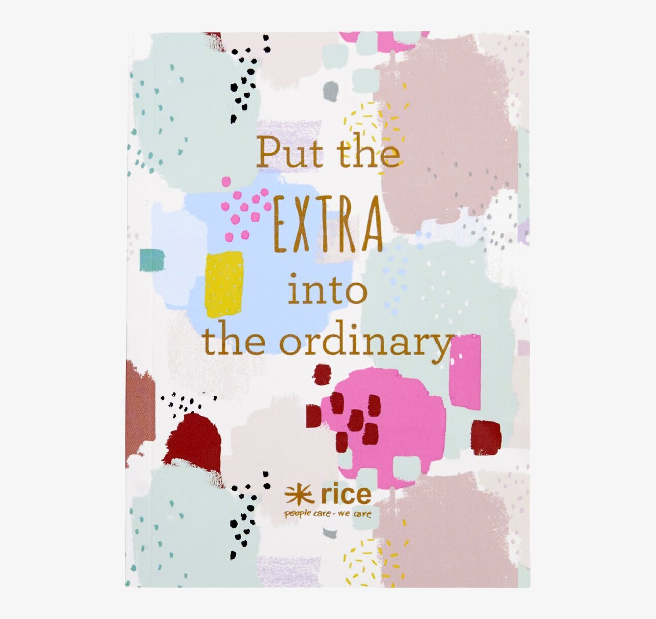 Små Skrivböcker från Rice med färgglatt och inspirerande omslag