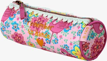 Pennfodral Flamingo Print från Rice med färgglada flamingos