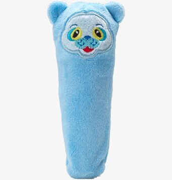 Bulglass Blåbert från Tröstisar, mjuk babyblå plyschbjörn