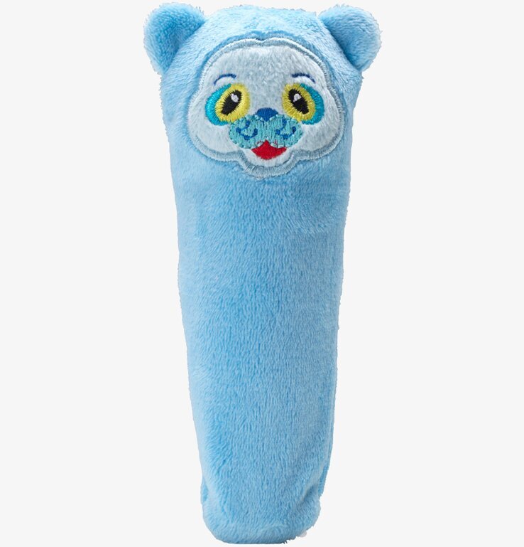 Bulglass Blåbert från Tröstisar, mjuk babyblå plyschbjörn