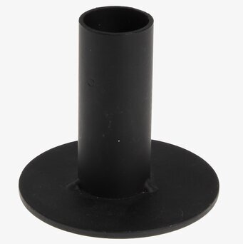 Eksund Svart Liten ljusstake från Storefactory i svart metall