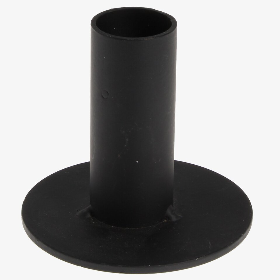 Eksund Svart Liten ljusstake från Storefactory i svart metall