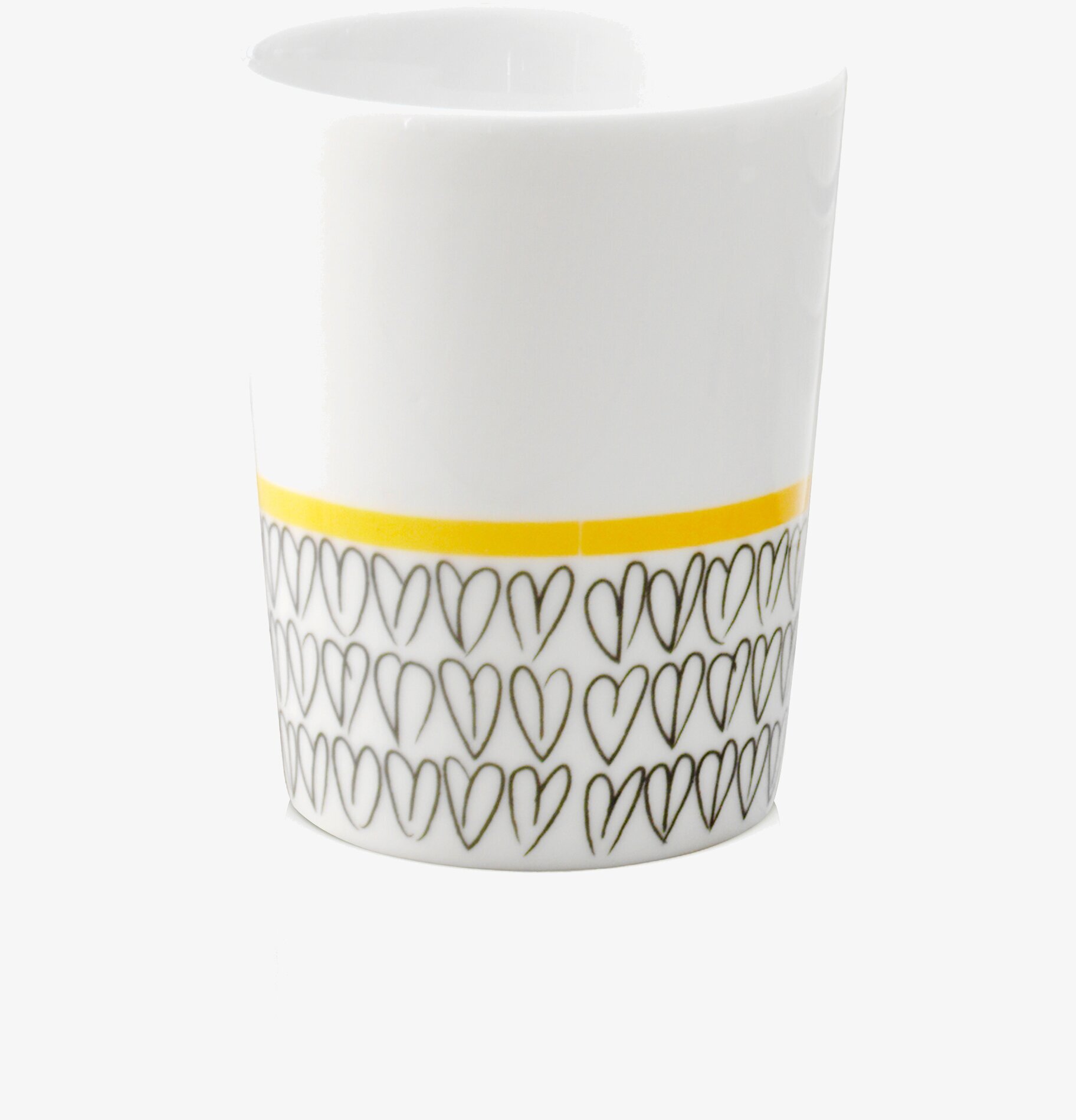 Äggkopp 2-Pack Yellow Heart - JULKAMPANJ från Mette Ditmer