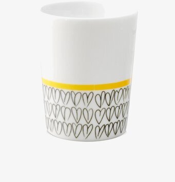 Äggkopp 2-Pack Yellow Heart - JULKAMPANJ från Mette Ditmer