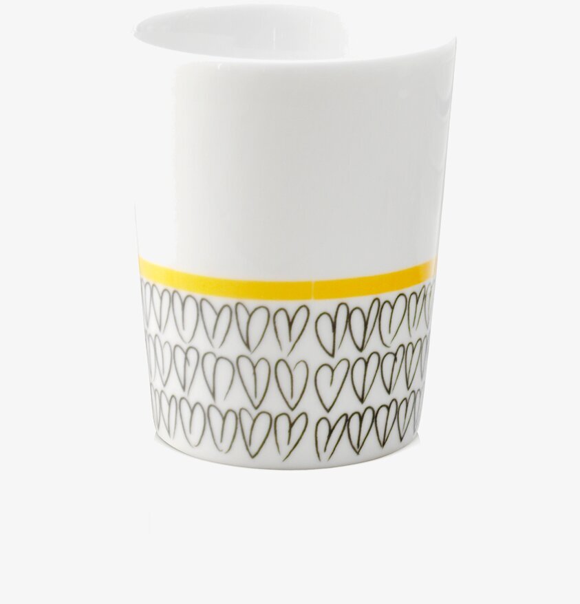 Äggkopp 2-Pack Yellow Heart - JULKAMPANJ från Mette Ditmer
