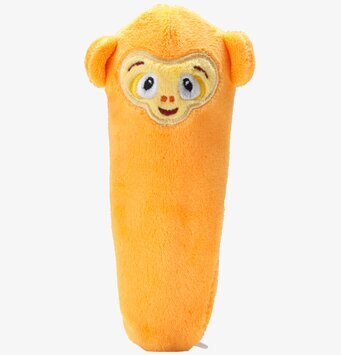 Bulglass Monky Ponky från Tröstisar, en mjuk orange apa