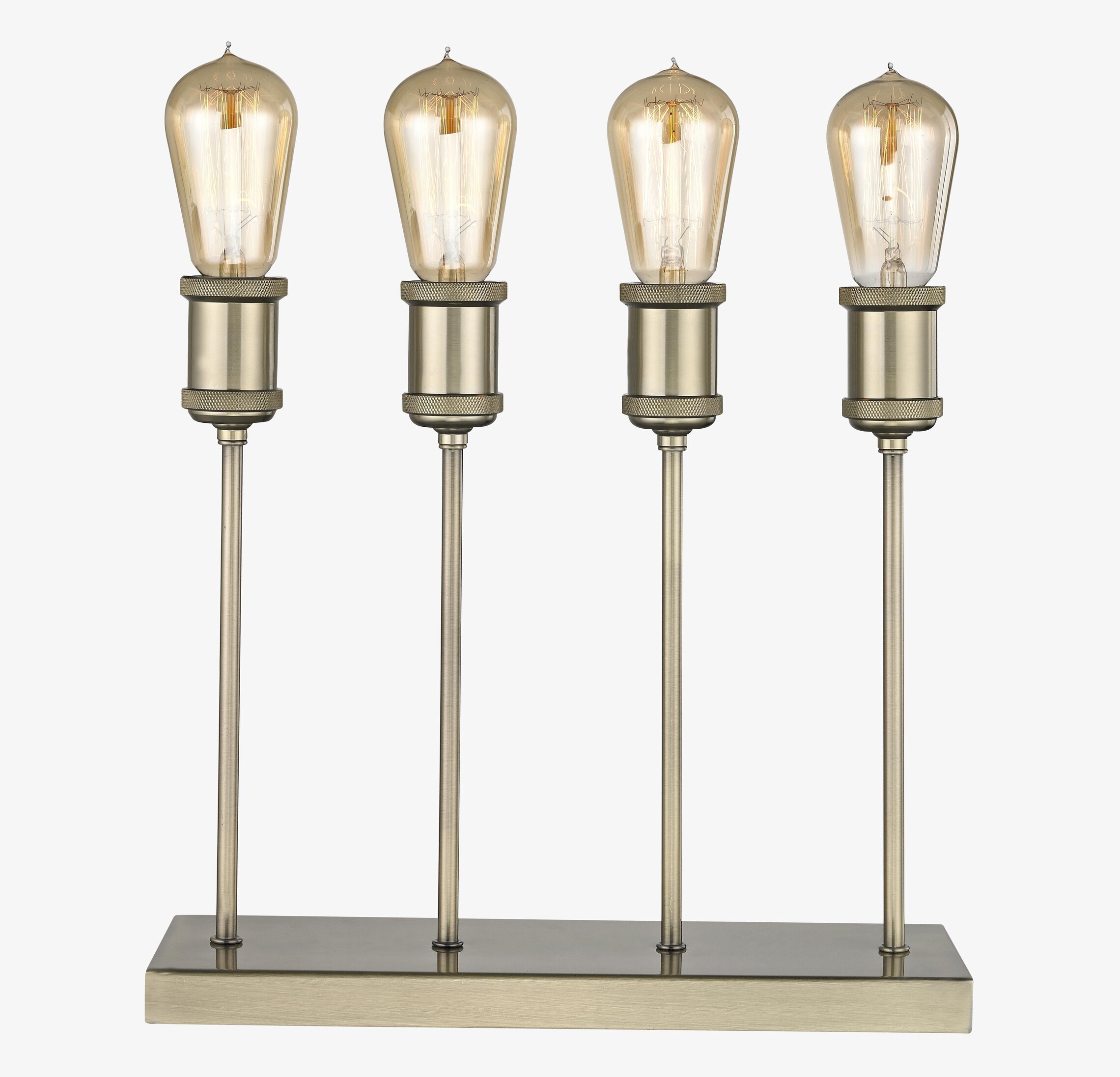 Bordslampa Mässing från Havsö med fyra ljuskällor