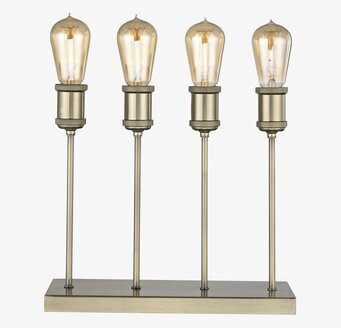 Bordslampa Mässing från Havsö med fyra ljuskällor