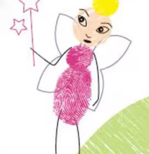 Fingertryck Saga från Worldwide co: älva av fingeravtryck