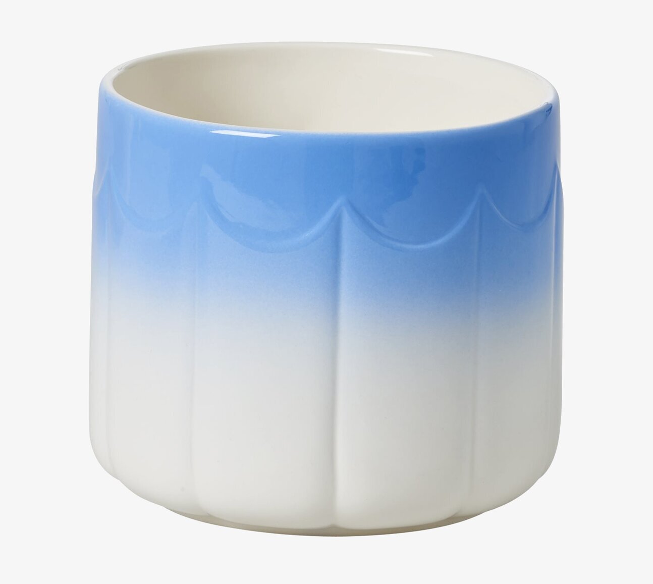 Blomkruka Rice från Rice med blå-vit gradient och textur