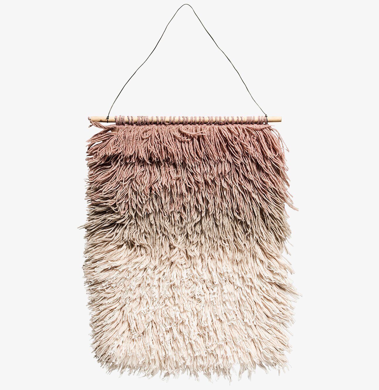 Väggbonad Rosa från Bloomingville med gradient av rosa toner